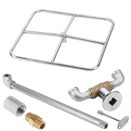 Square Gas Fire Ring Kit 18″ X 18″