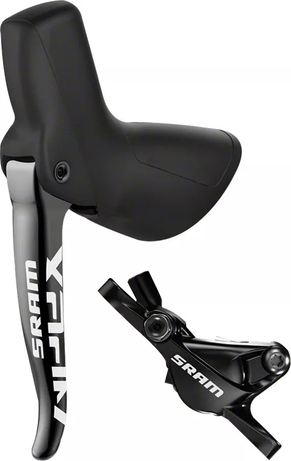 SRAM Apex 1 Disc Brake and Lever – Front Hydraulic Post Mount Black A1