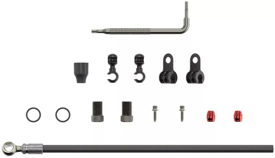 SRAM Disc Brake Hose Kit - Silver Banjo 2000mm