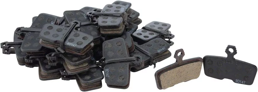SRAM Disc Brake Pads – Organic Compound Steel Backed Quiet For Code/Code R/Code RSC/Guide RE Bulk Box of 20