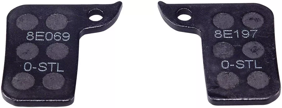 SRAM Disc Brake Pads – Organic Compound Steel Backed Quiet Monoblock SRAM Hydraulic Road Level A1 2017-2019 Bulk Box 20 sets