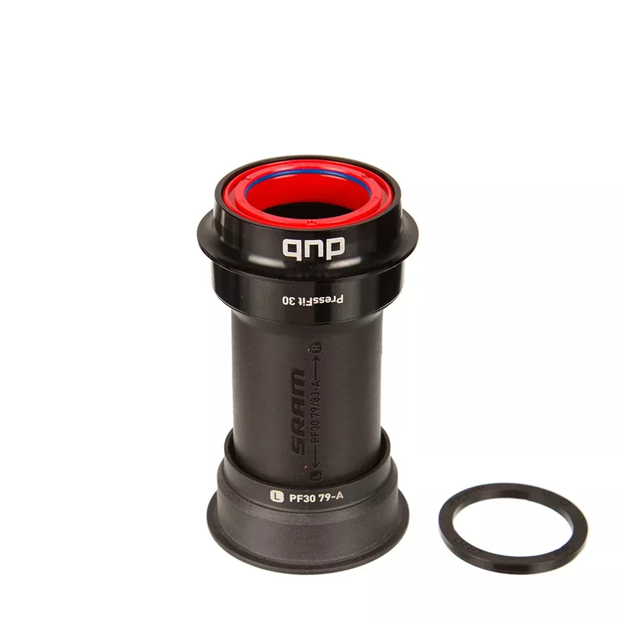 SRAM DUB PF30 Ceramic 79mm BBRight Press Fit BB PF30 Spindle: 28.99mm Width: 79-83mm Diameter: 46mm