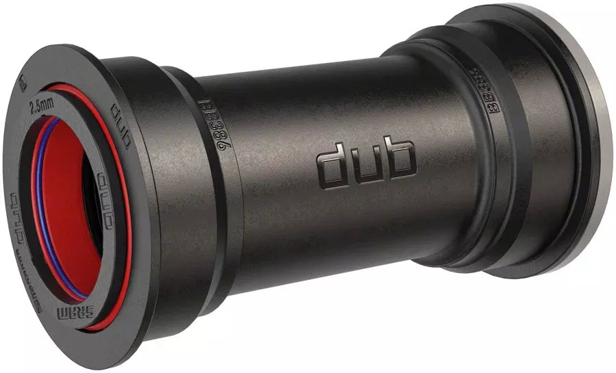 SRAM DUB Wide PressFit30 Ceramic Bottom Bracket – BB386 86.5mm Road-Wide BLK