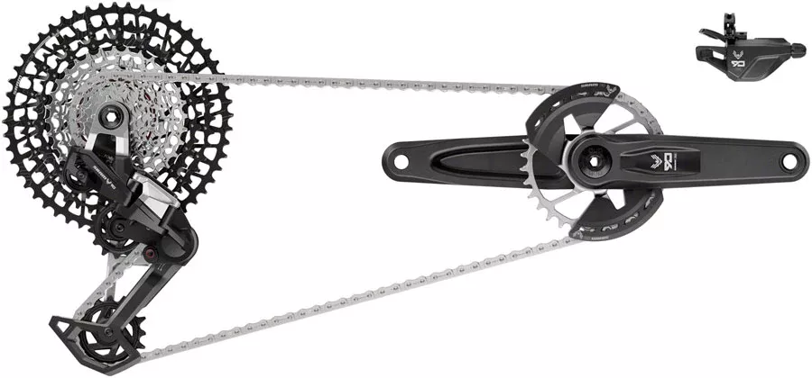 SRAM Eagle 90 T-Type Groupset – 170mm Wide Crank 32t Chainring Trigger Shifter 10-52t 12-Speed Cassette Rear Derailleur Chain