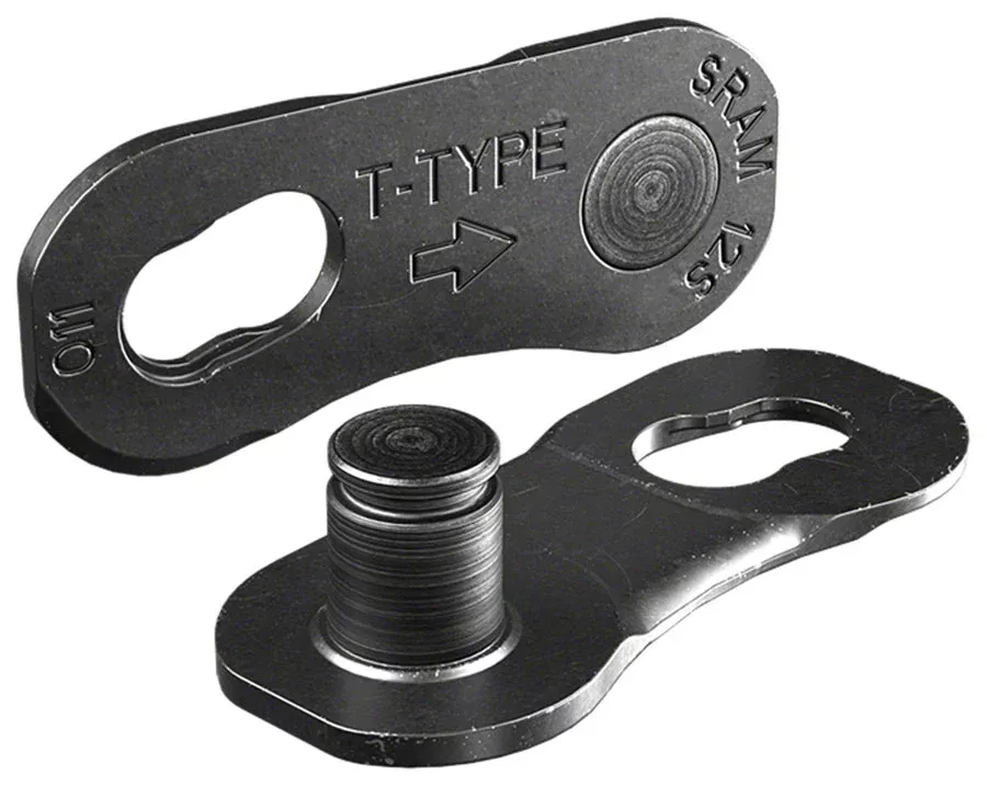 SRAM Eagle T-Type PowerLock Flattop Connector Link – 12-Speed For Eagle T-Type Flattop Chain Only BLK 4 Pack