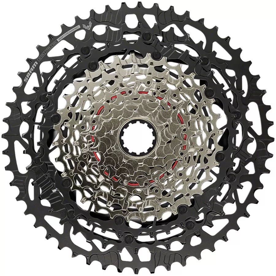 SRAM Eagle T-Type XS-1270 Cassette – 12-Speed 10-52t For HG 8-10 Driver Silver/BLK