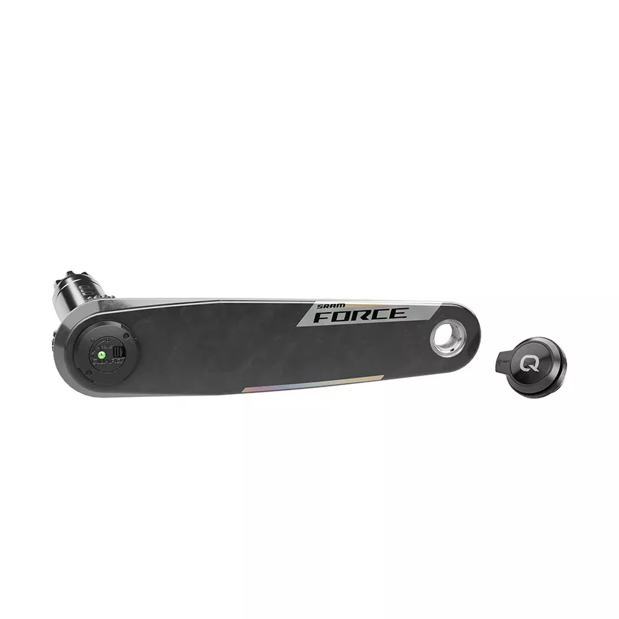 SRAM Force AXS Left Crank Arm Power Meter Spindle Assembly - 160mm 12/13-Speed DUB PM Spindle Carbon E1