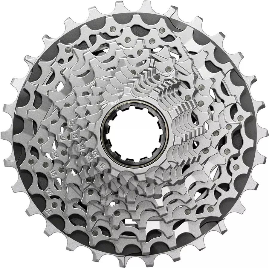 SRAM Force XG-1270 Cassette – 12-Speed 10-30t Silver For XDR Driver Body E1