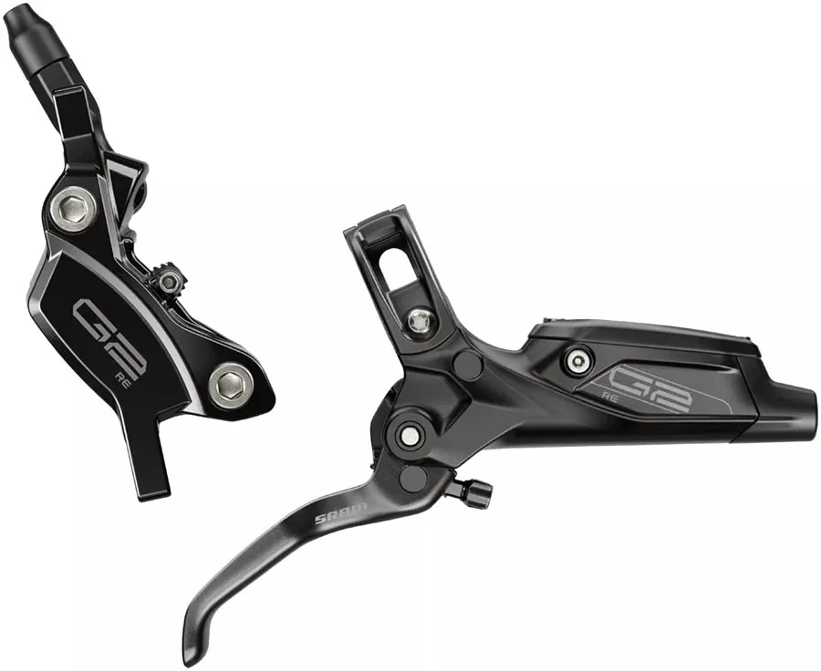 SRAM G2 RE Disc Brake and Lever – Front Hydraulic Post Mount Gloss Black A2