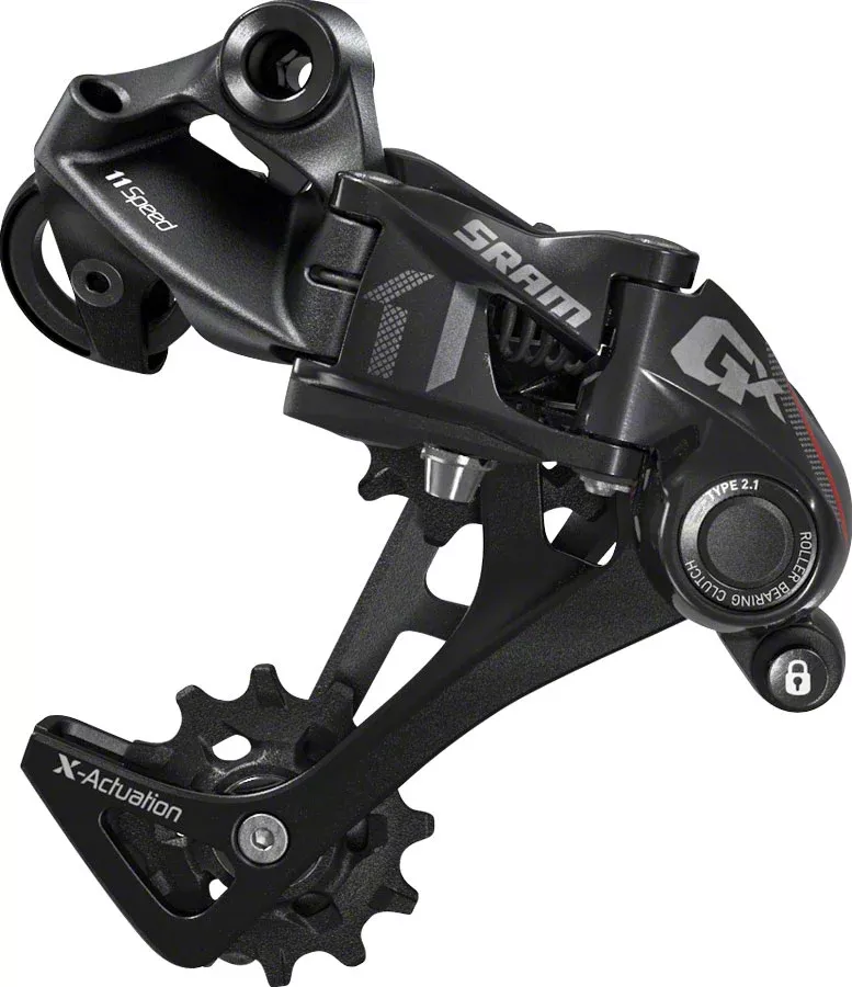 SRAM GX Rear Derailleur – 11 Speed Long Cage Red 1x With Clutch