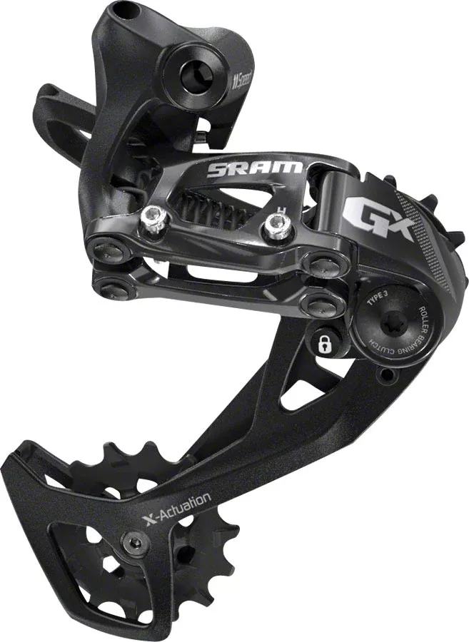 SRAM GX Rear Derailleur – 11 Speed Medium Cage Black 2x With Clutch