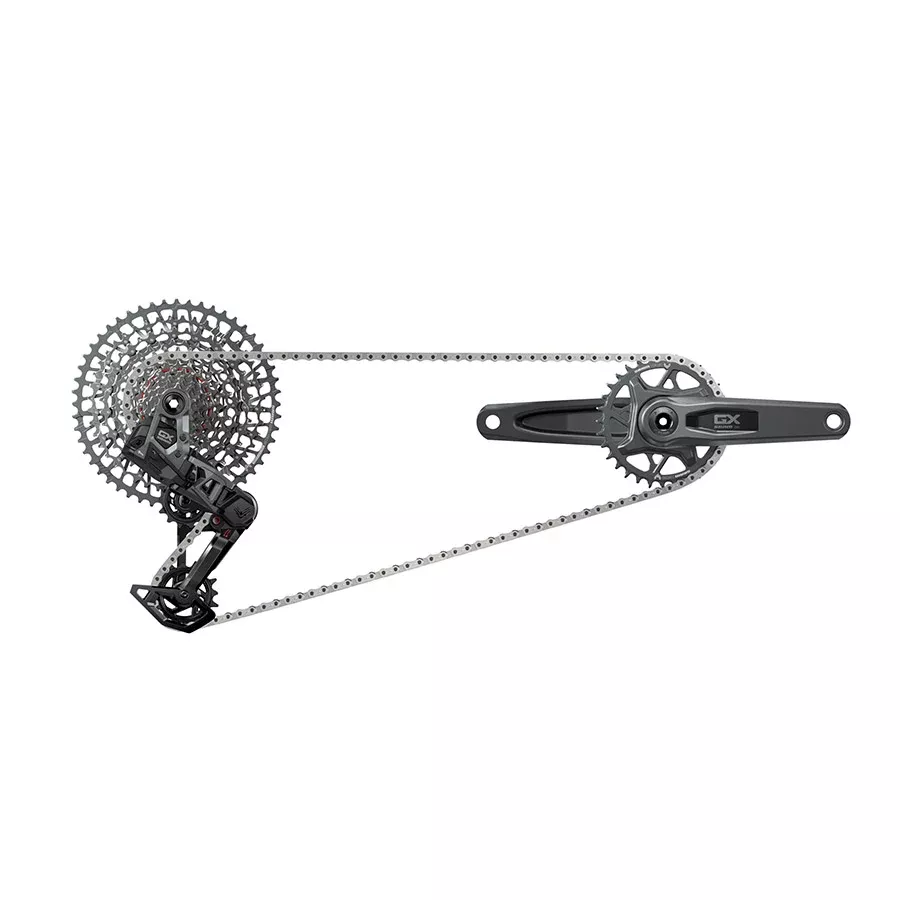 SRAM GX T-Type Eagle AXS Groupset 175mm Dark Polar