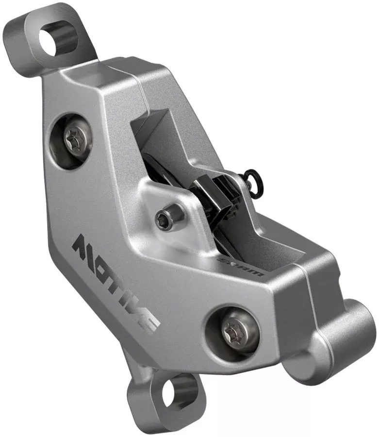 SRAM Motive Ultimate Disc Brake Caliper Assembly – Front/Rear Post Mount 4-Piston Silver A1+