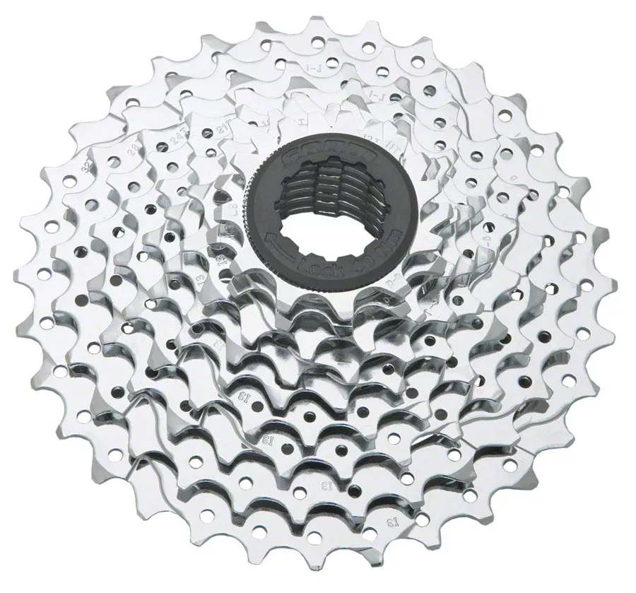 SRAM PG-950 Cassette – 9 Speed 11-28t Silver