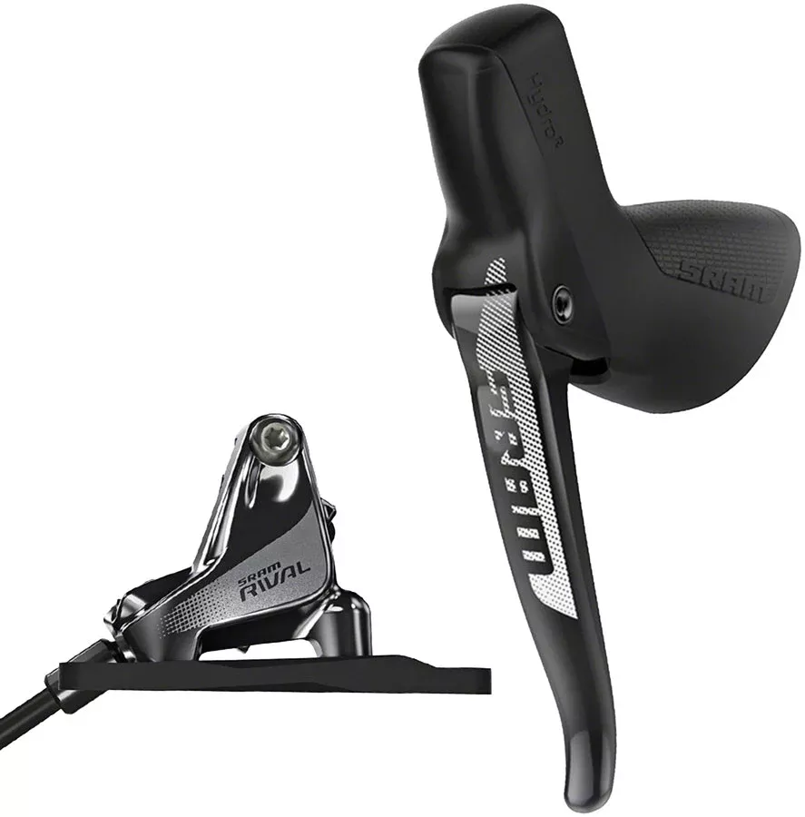 SRAM Rival 1 Disc Brake Lever – Left/Front Hydraulic Flat Mount No OffsetBLK A1