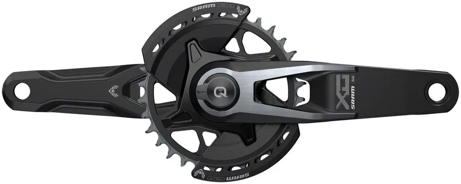 SRAM X0 Eagle T-Type AXS Power Meter Wide Crankset – 170mm 12-Speed 32t Chainring Direct Mount 2-Guards PM DUB Spindle BLK