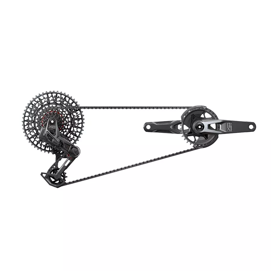 SRAM X0 T-Type Eagle V2 AXS Groupset 175mm Black D2