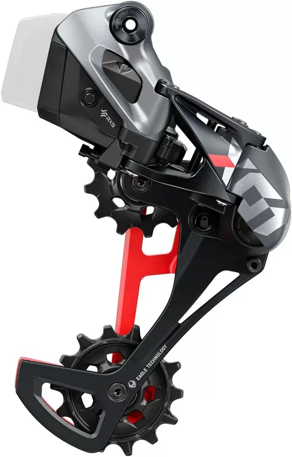 SRAM X01 Eagle AXS Rear Derailleur – 12-Speed Long Cage 52t Max Battery Sold Separate BLK/Red