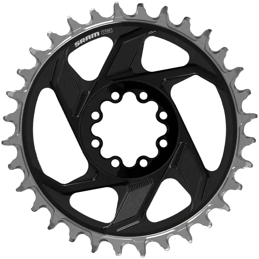 SRAM XX Downhill T-Type Direct Mount Chainring - 34t 7-Speed 8-Bolt Direct Mount 6mm Offset Aluminum D1