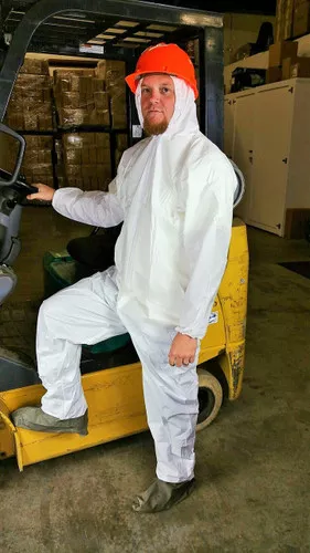 Suntech Microporous Coveralls with Hood, Boots, Elastic Wrists (25 per case) ~ Size 6X
