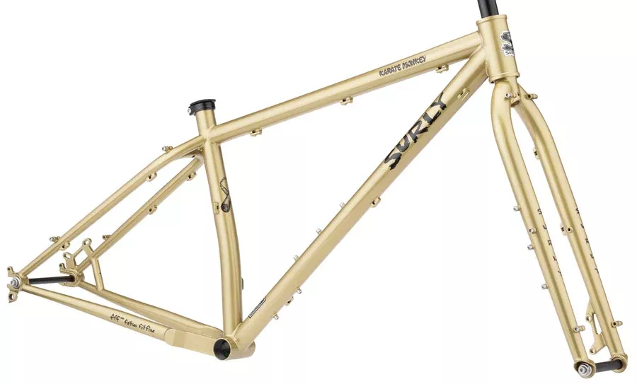Surly Karate Monkey Frameset – 27.5″ Steel Fool’s Gold X-Large