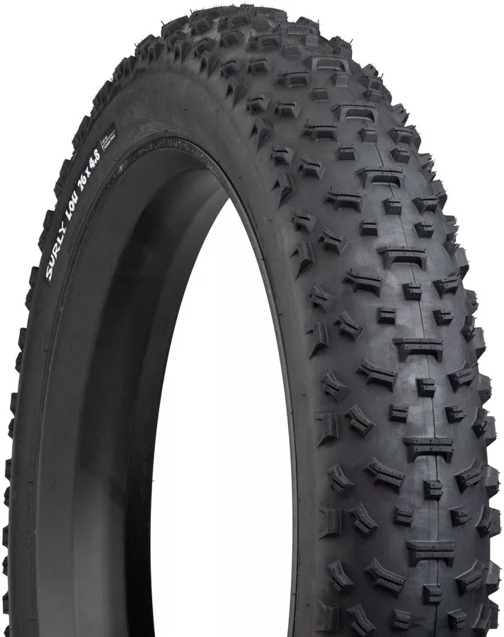 Surly Lou Tire – 26 x 4.8 Tubeless Folding Black 120tpi