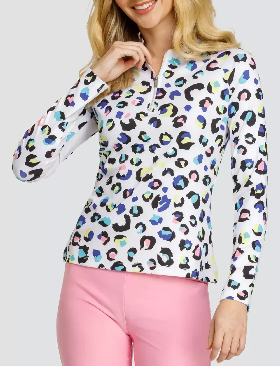 Tail- Long Sleeve Maevie Painted Panther Top (Style#: FS8295-V328)(Small Only)