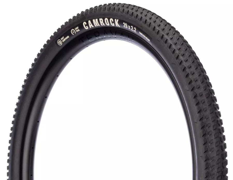 Teravail Camrock Tire - 29 x 2.2 Tubeless Folding BLK Light Trail Fast Compound