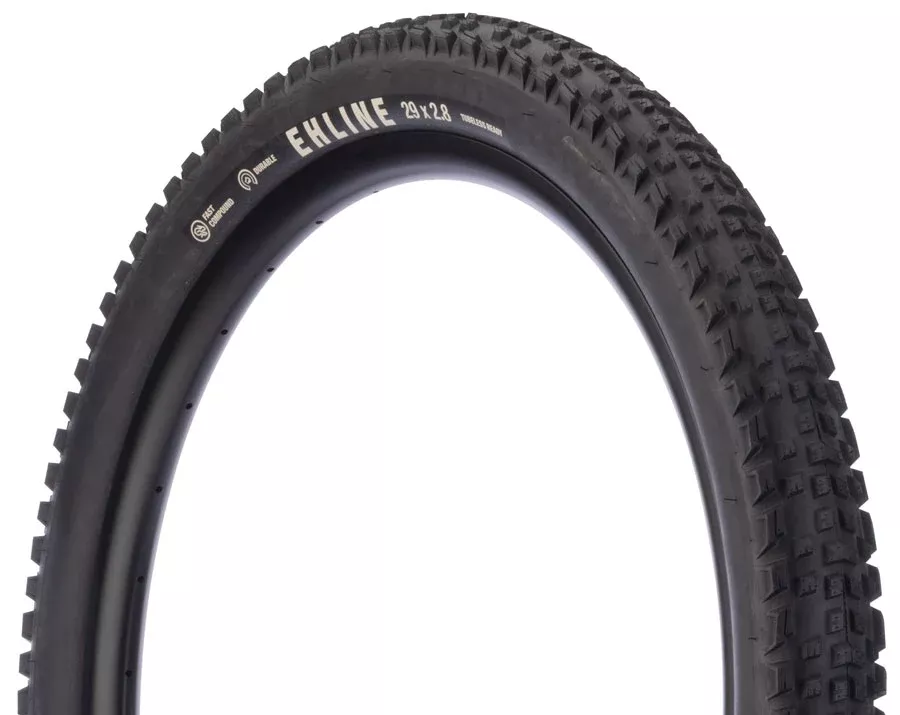 Teravail Ehline Tire - 29 x 2.5 Tubeless Folding Black Durable Fast Compound
