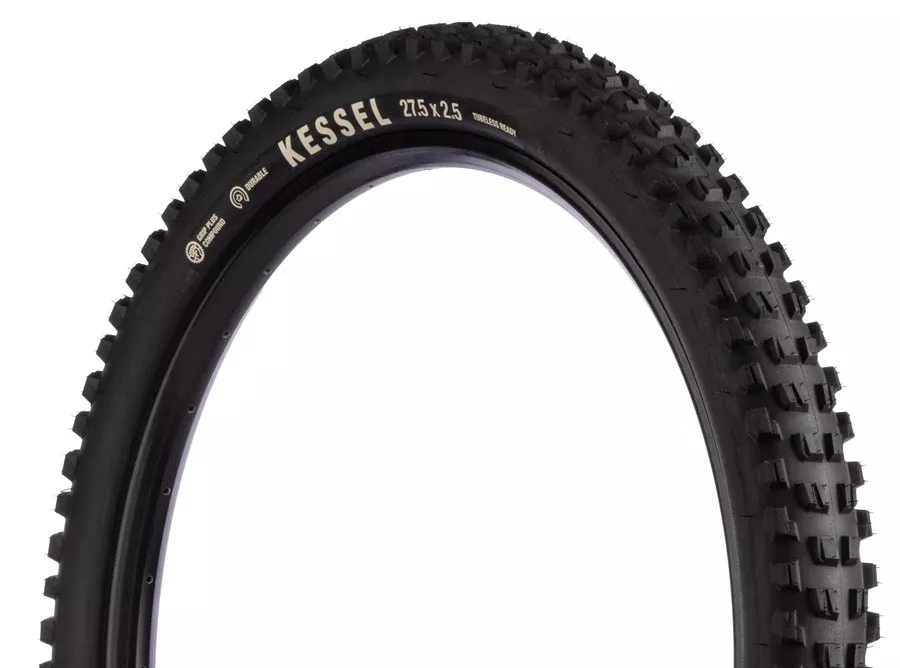 Teravail Kessel Tire - 27.5 x 2.5 Tubeless Folding BLK Durable Grip Plus Compound