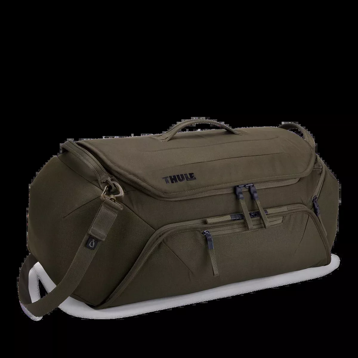 Thule Roundtrip 55L Bike Duffel Bag Deep Khaki