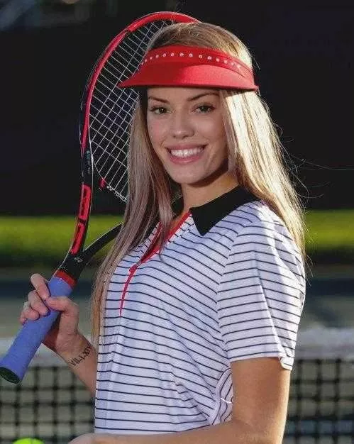 Town Talk 3″ Crystal Trimmed Coil Back 3″ Brim Visor-White, Black, Red, Navy