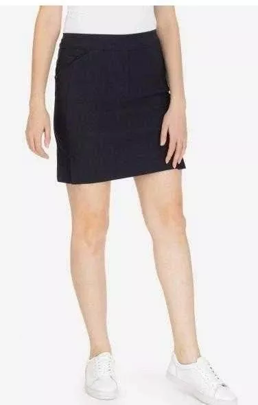 Tribal Stretch 19″ Pull On Solid Skort-Black, Navy, or White