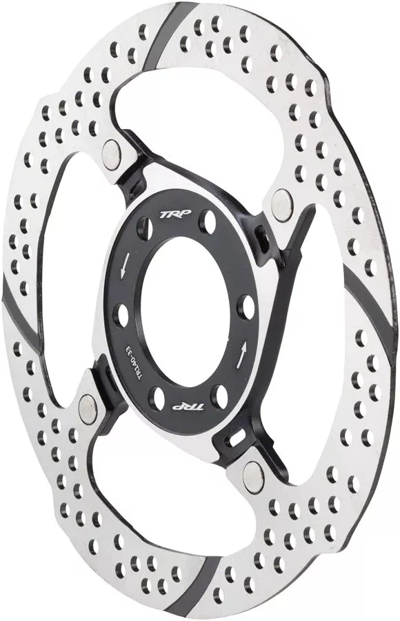 TRP-33 Disc Brake Rotor – 140mm 6-Bolt 1.8mm Silver/Black