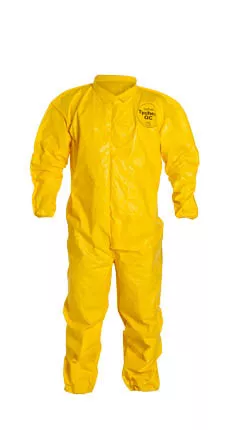 Tyvek QC Coveralls, Sewn and Bound Seams with Elastic Wrists and Ankles (12 per case) ~ Size Medium