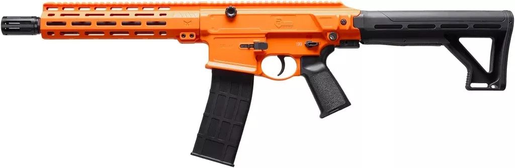 Umarex P2P Defensor .68 Cal CO2 Impact Paintball Marker, Orange/Black (2292333)