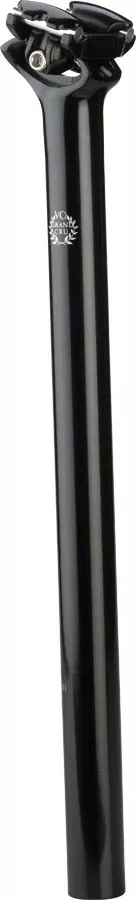 Velo Orange Grand Cru Seatpost: 0 Setback 27.2mm 400mm Black