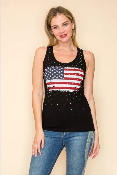 Vocal Amerian Flag Tank