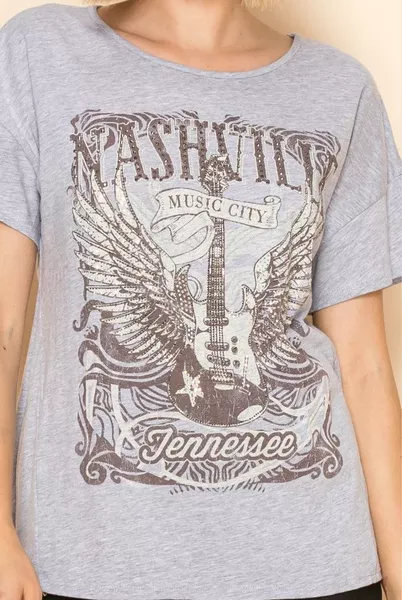 Vocal Curvy Nashville Tee