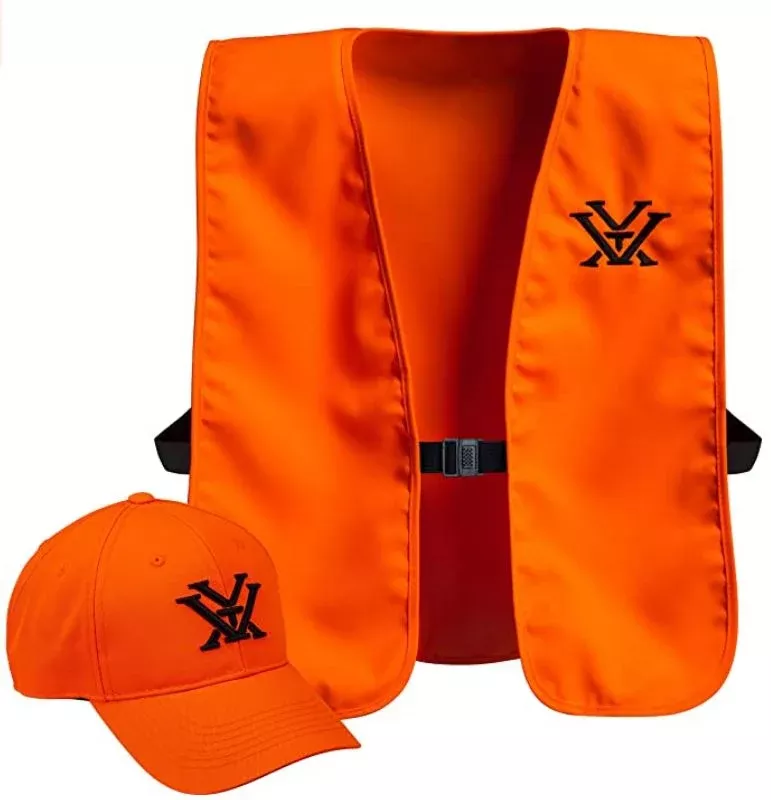 Vortex Optics Blaze Orange Vest & Hunting Hat Combo