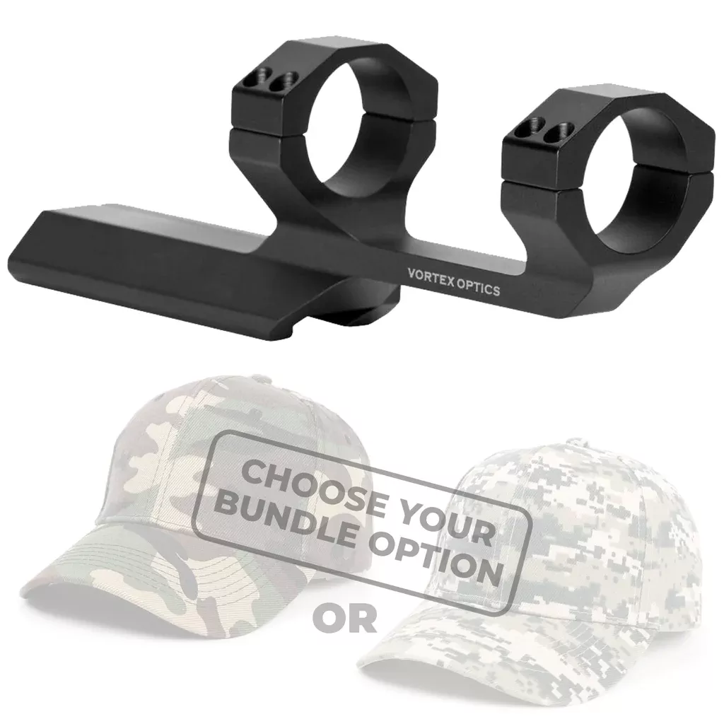 Vortex Optics CM-202 Cantilever Mount 30mm 2″ Offset Rings