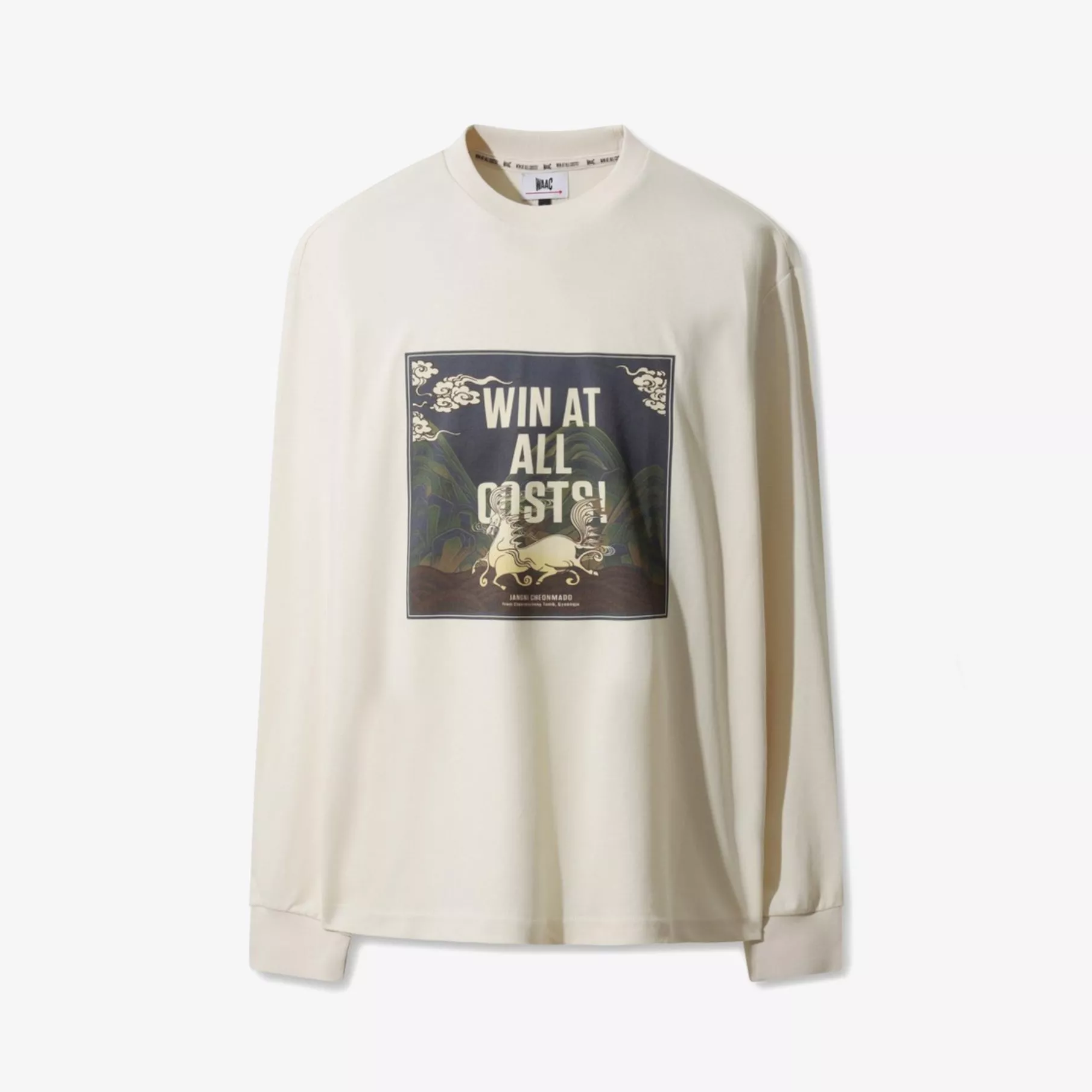 WAACMen's Waacky Crewneck Top - Ivory