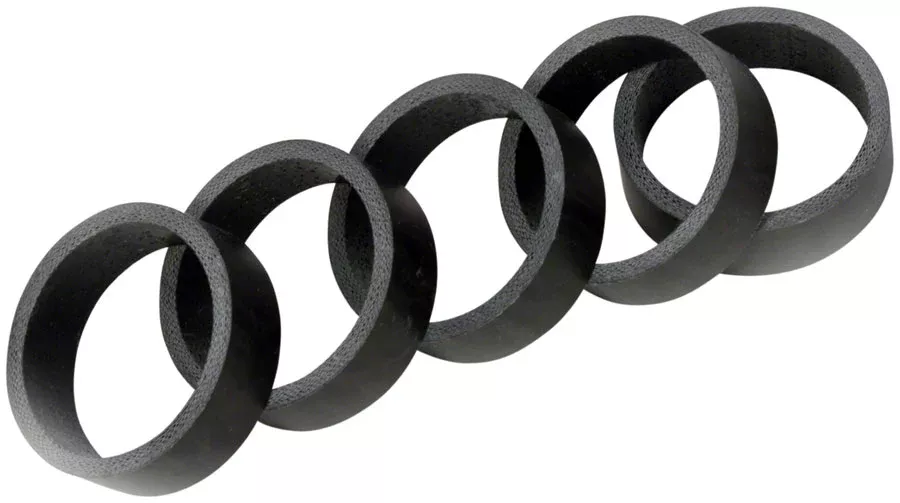Wheels Manufacturing Carbon Headset Spacer – 1-1/8″ 10mm Matte 5 pack