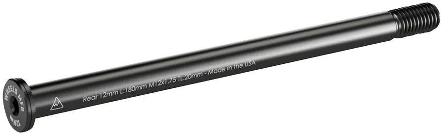 Wheels Manufacturing Rear Thru Axle – M12 x 1.75 x 20 180mm