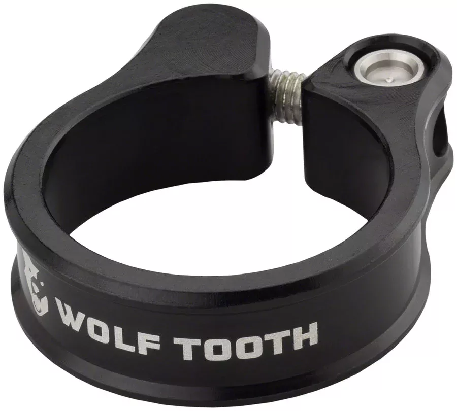 Wolf Tooth Seatpost Clamp – 38.6mm Bolt-On Black