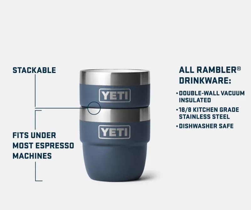 YETI RAMBLER 4OZ ESPRESSO CUP 2PK