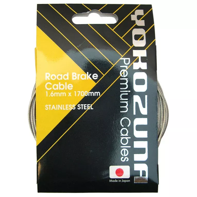 Yokozuna Premium Cable/Housing Kit Road Brake – F/R Set Blk