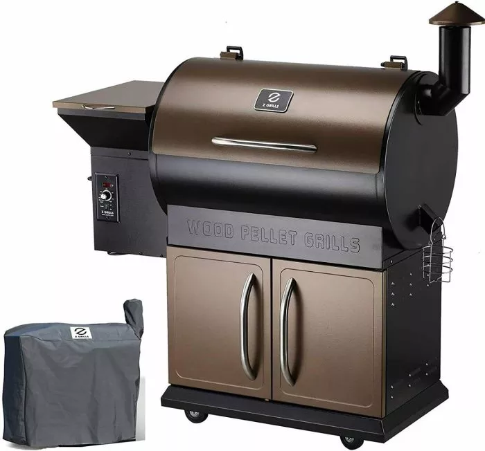 Z Grills ZPG-700D 2021 Upgrade Wood Pellet Grill & Smoker 8 in 1 BBQ Grill Cover