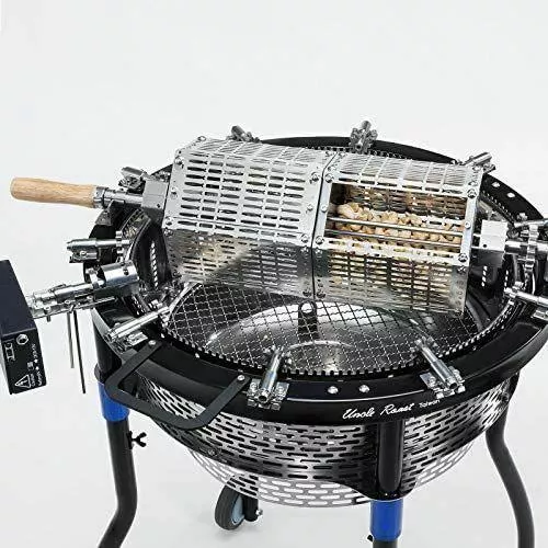 Zenport 860022 Uncle Roast Automatic Rotisserie BBQ Grill