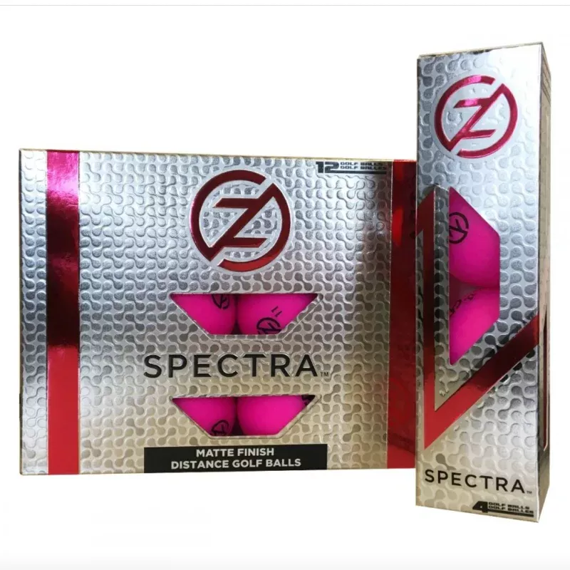 Zero Friction Spectra Golf Balls – 4 pack – Fuchsia